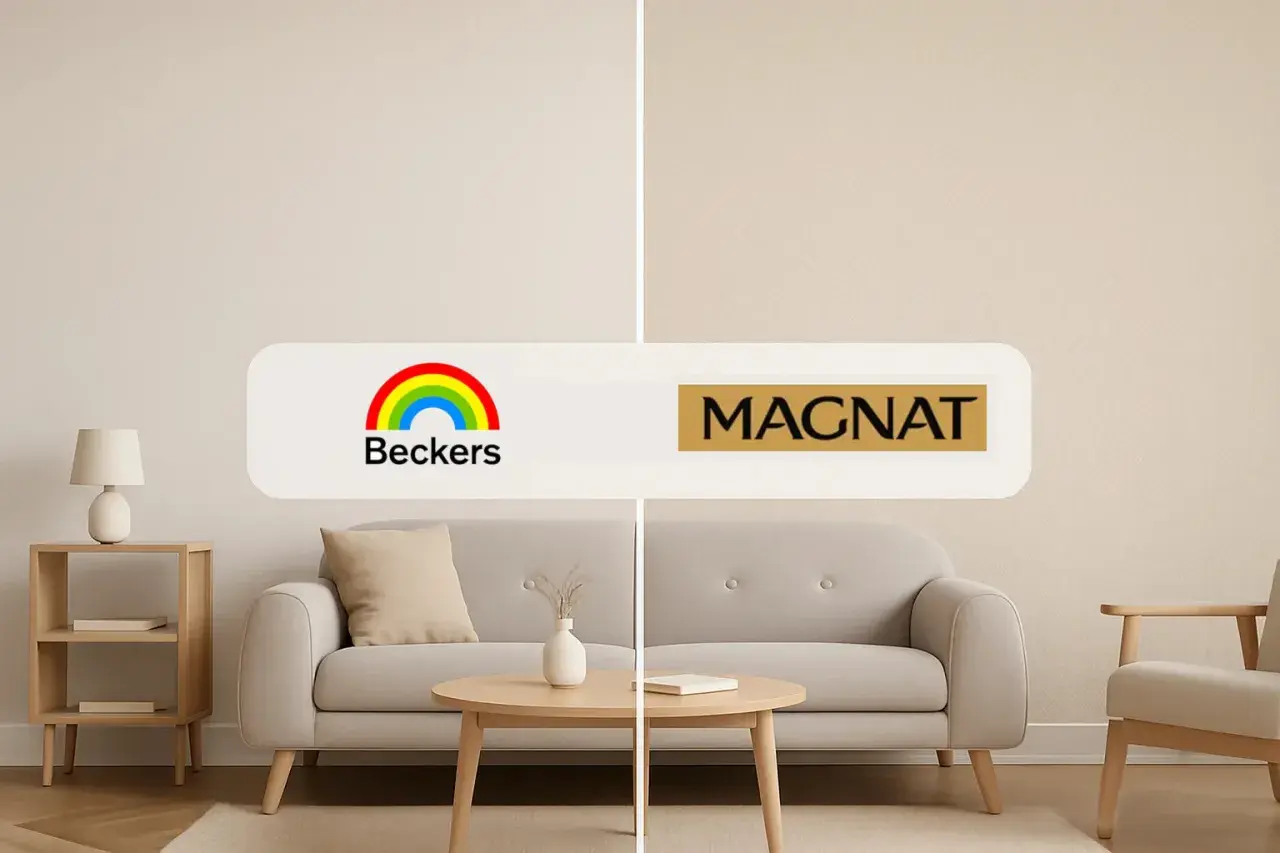 Porównanie odcieni ścian: Beckers vs. Magnat. Który designer wybierzesz do swojego wnętrza?
